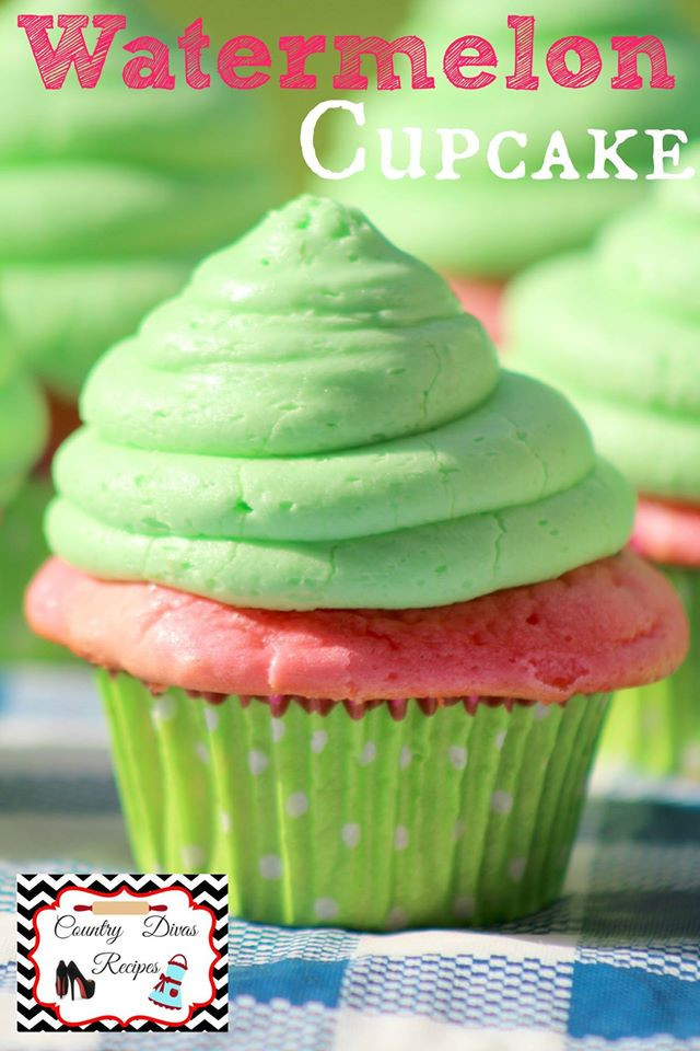 Summer Cupcakes Recipes
 12Daysof Celebrate Summer Recipes Watermelon Cupcakes