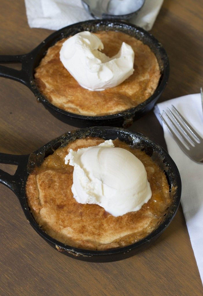 Summer Desserts For Bbq
 Mini Skillet Peach Cobblers Perfect to throw on the grill