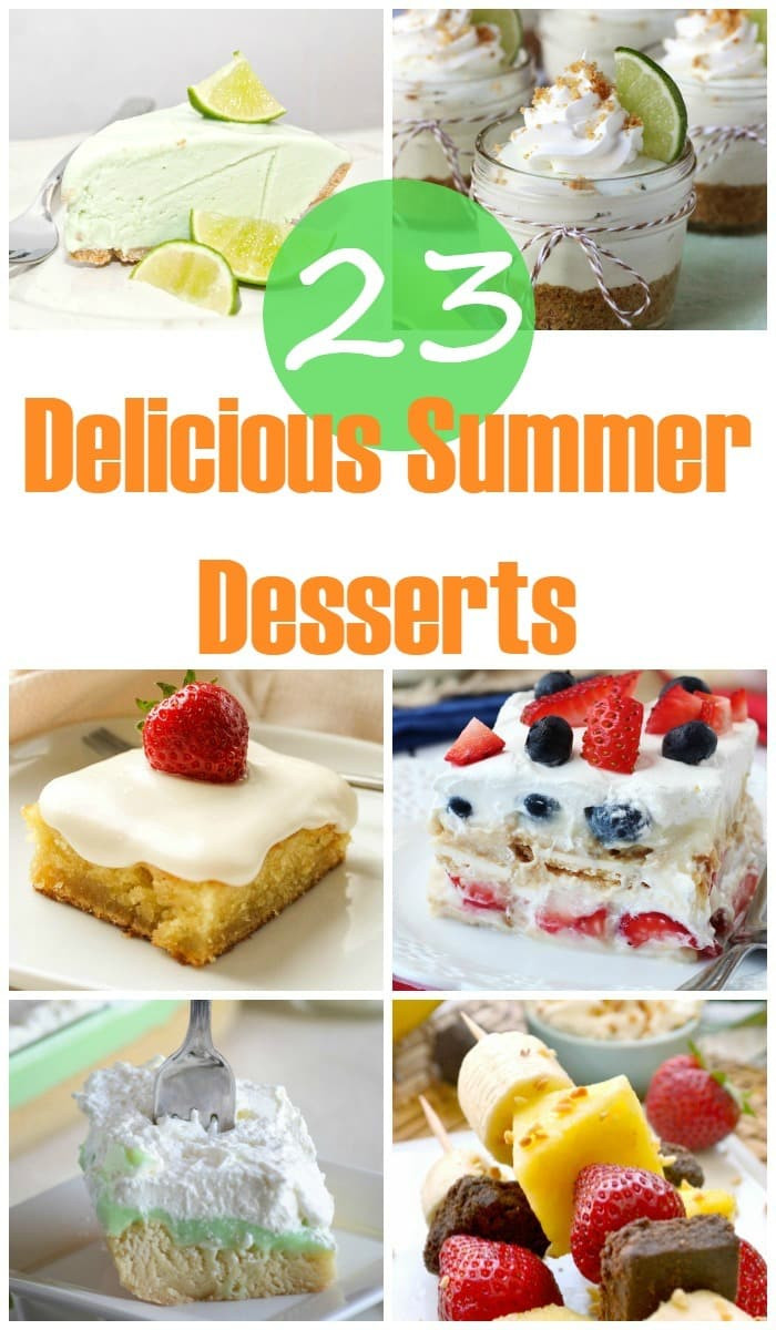 Summer Desserts For Kids
 23 Delicious Summer Desserts Yummy Healthy Easy