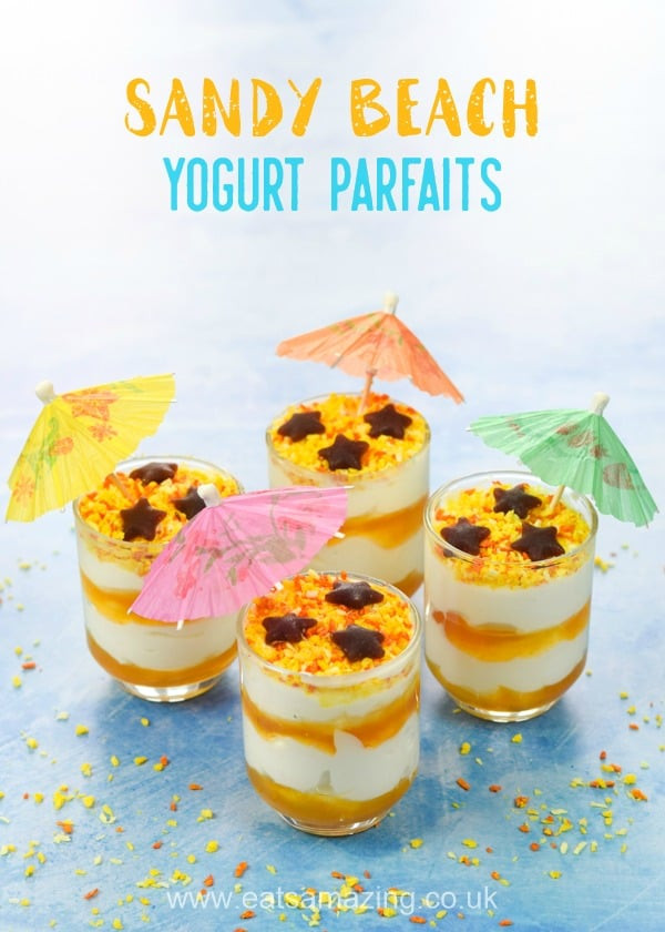 Summer Desserts For Kids
 Fun Sandy Beach Yogurt Parfaits Recipe