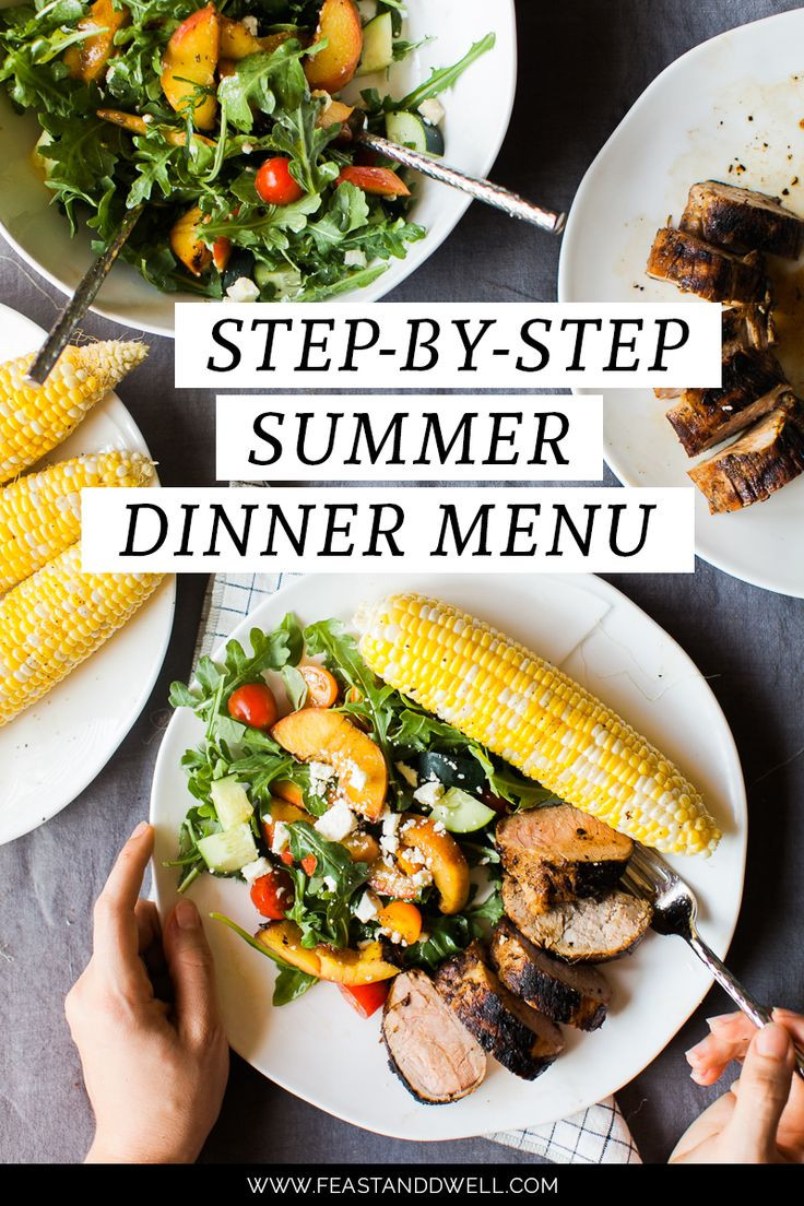 Summer Dinner Menus
 Best 25 Summer dinner party menu ideas on Pinterest