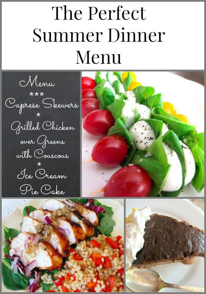 Summer Dinner Menus
 Summer Dinner Menu