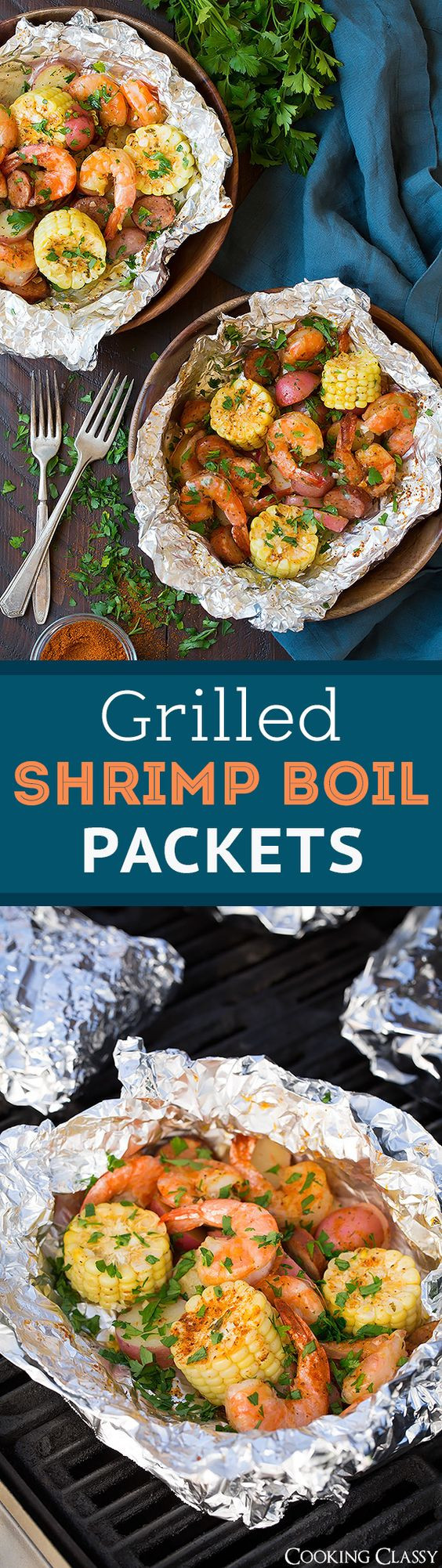 Summer Dinners On The Grill
 Easy Tin Foil Packets Suppers Recipes – Baked or Grilled