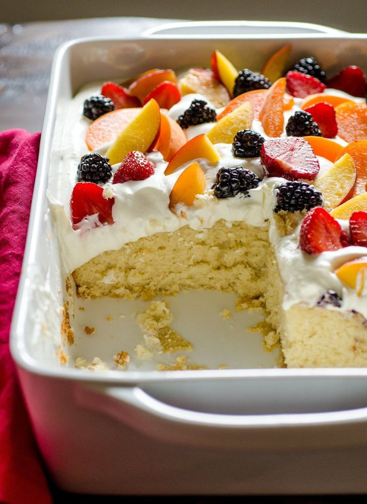 Summer Fruit Desserts Recipes
 100 Summer Cake Recipes on Pinterest