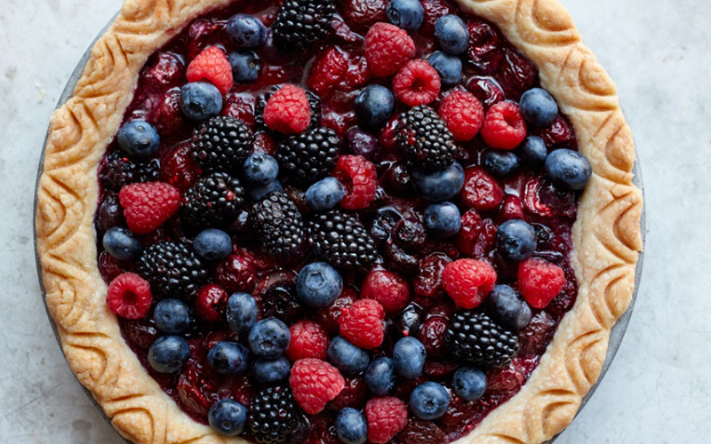 Summer Fruit Pies
 The Easiest Summer Fruit Pie