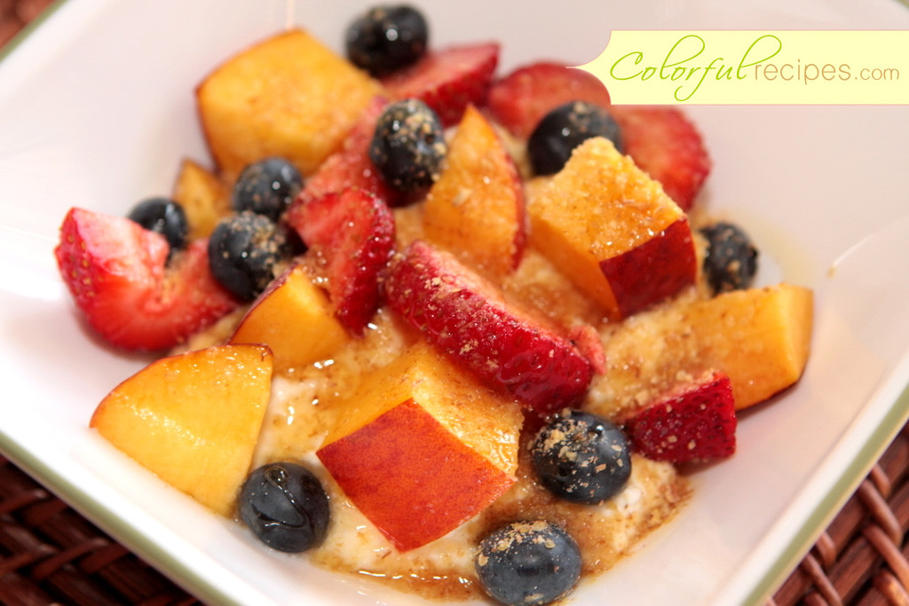 Summer Fruits Dessert
 Ricotta Summer Fruit with Honey Colorful Recipes
