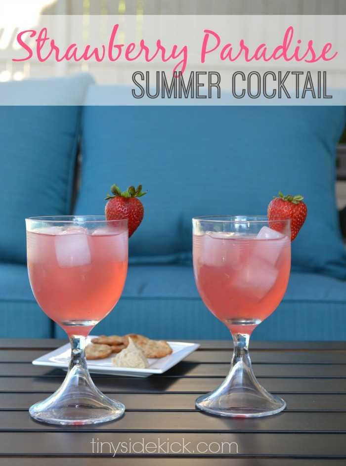 Summer Mixed Drinks With Vodka
 Strawberry Paradise Cocktail Recipes