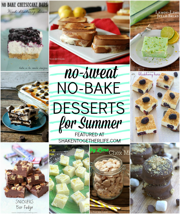 Summer No Bake Desserts
 Easy No Bake Desserts for Summer