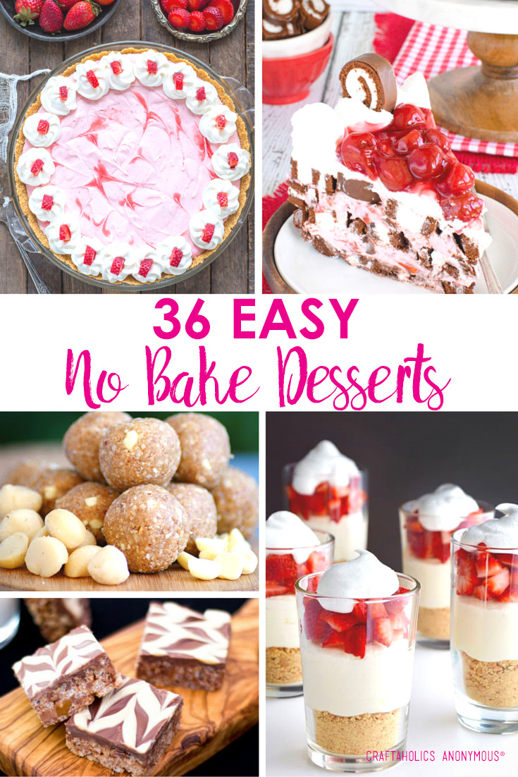 Summer No Bake Desserts
 Craftaholics Anonymous