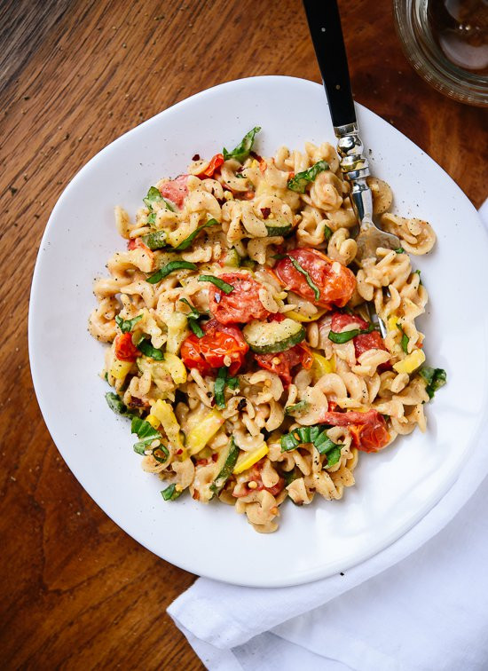 Summer Pasta Dinners
 Cherry Tomato & Summer Squash Pasta Cookie and Kate