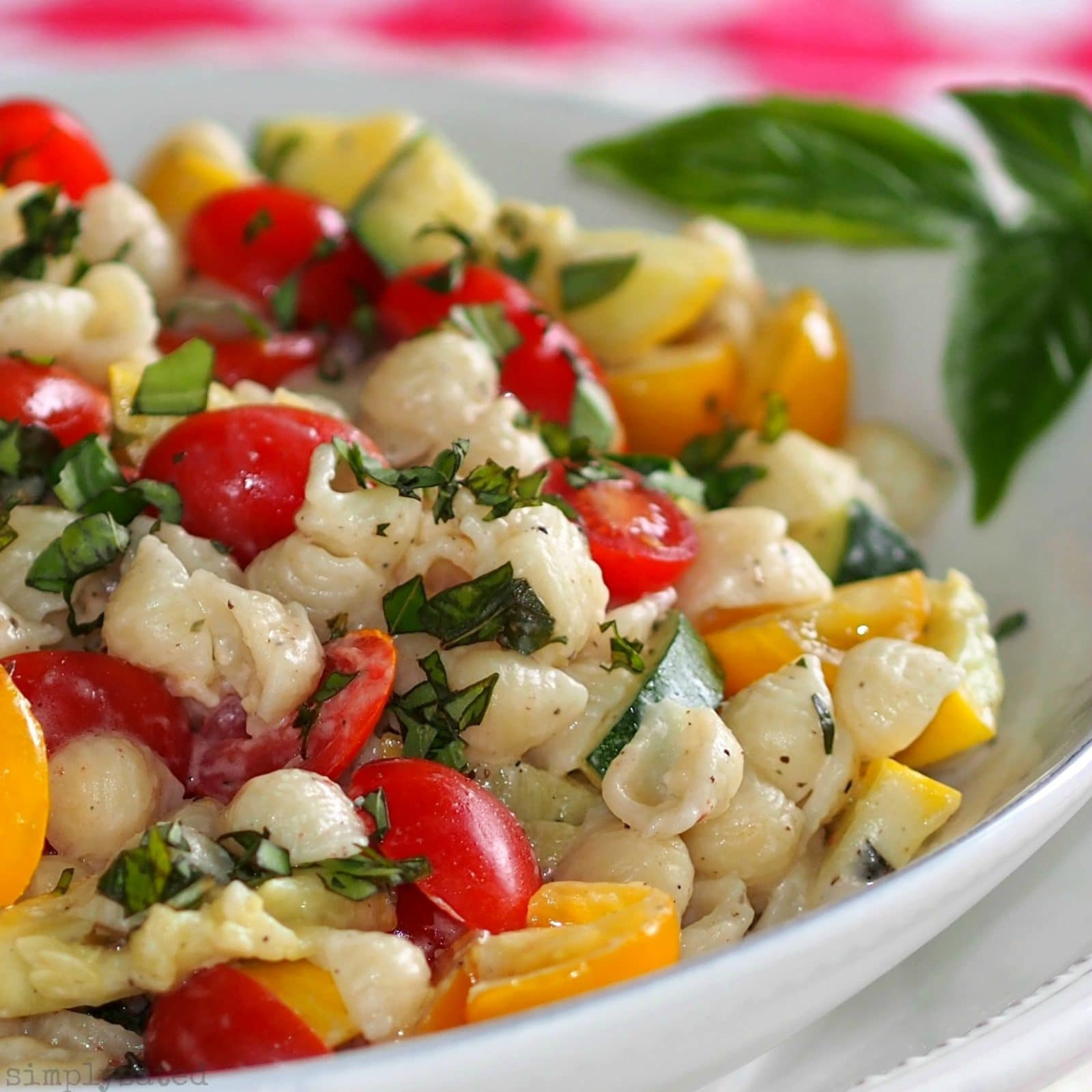 Summer Pasta Salad
 Summer Pasta Salad with Boursin Simply Sated