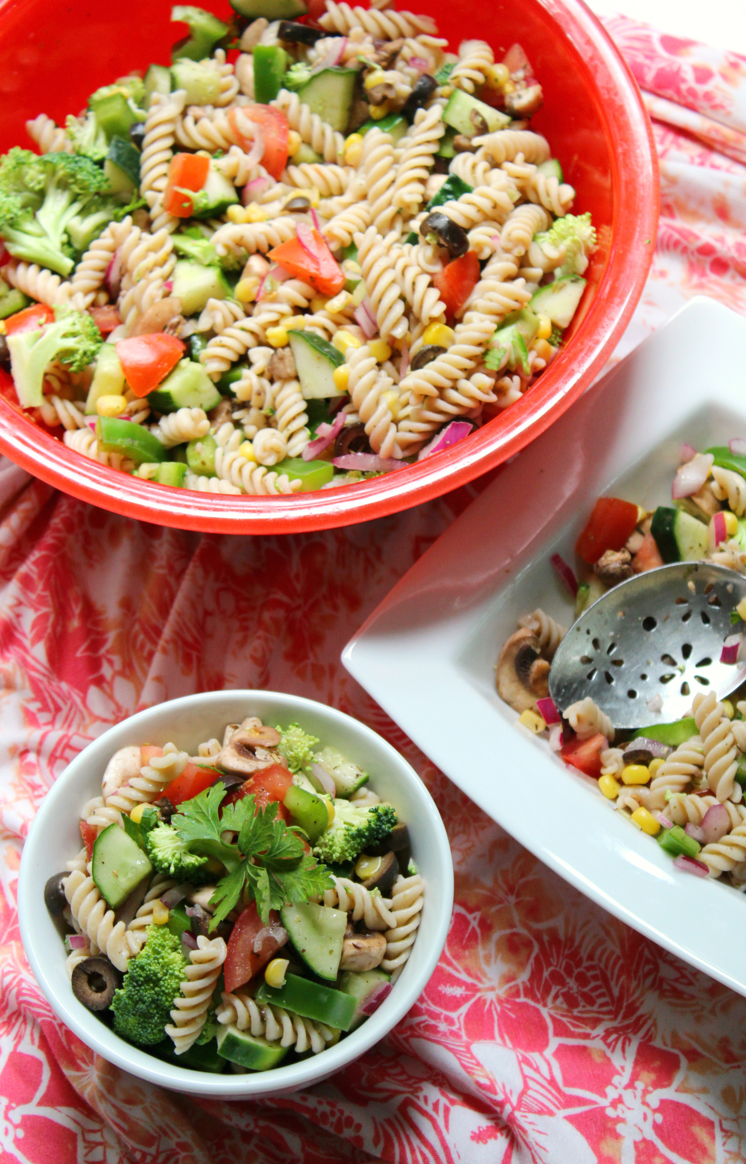 Summer Pasta Salad
 Summer Veggie Pasta Salad