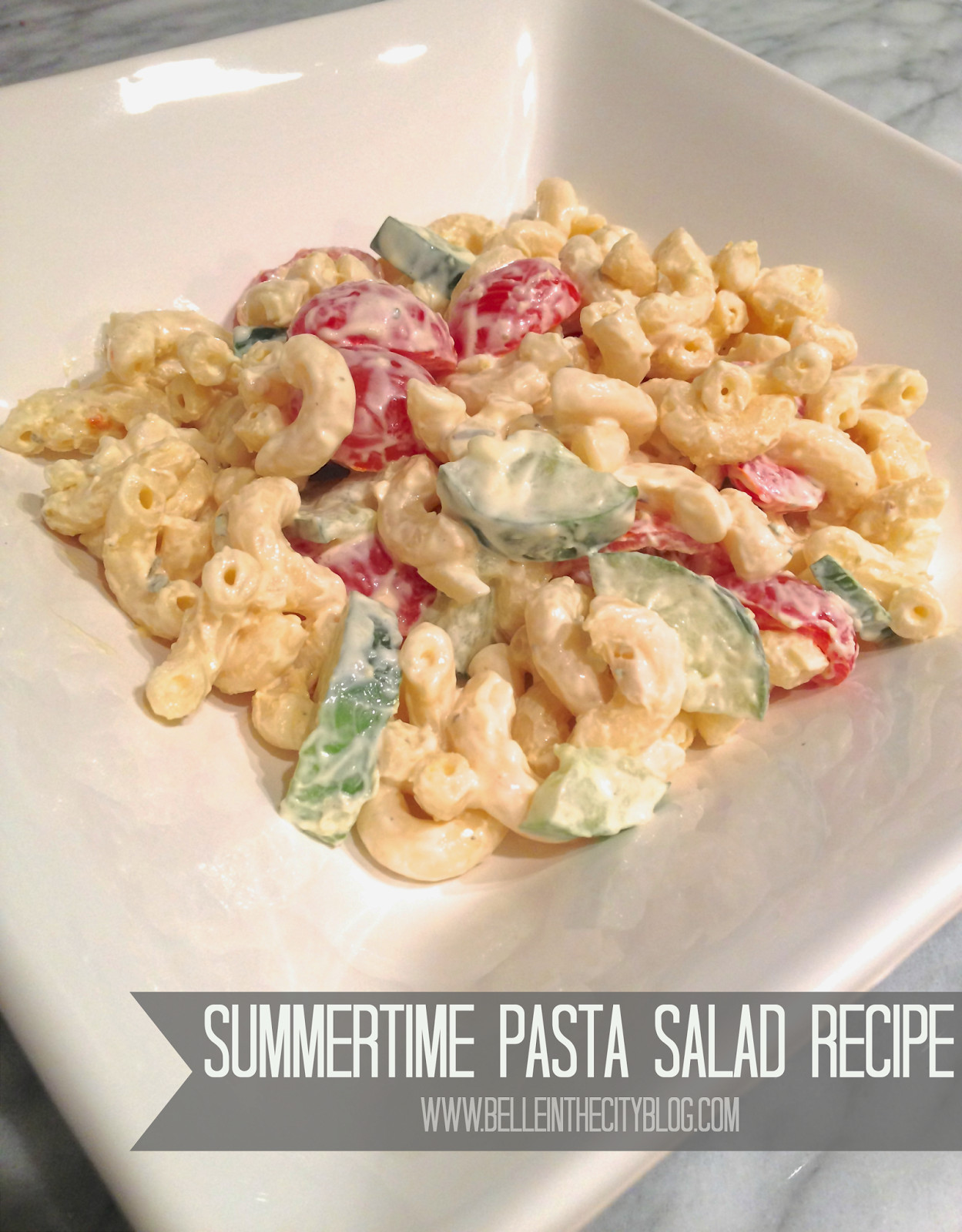 Summer Pasta Salad Recipes
 Summer Pasta Salad Recipe The Monogrammed Life