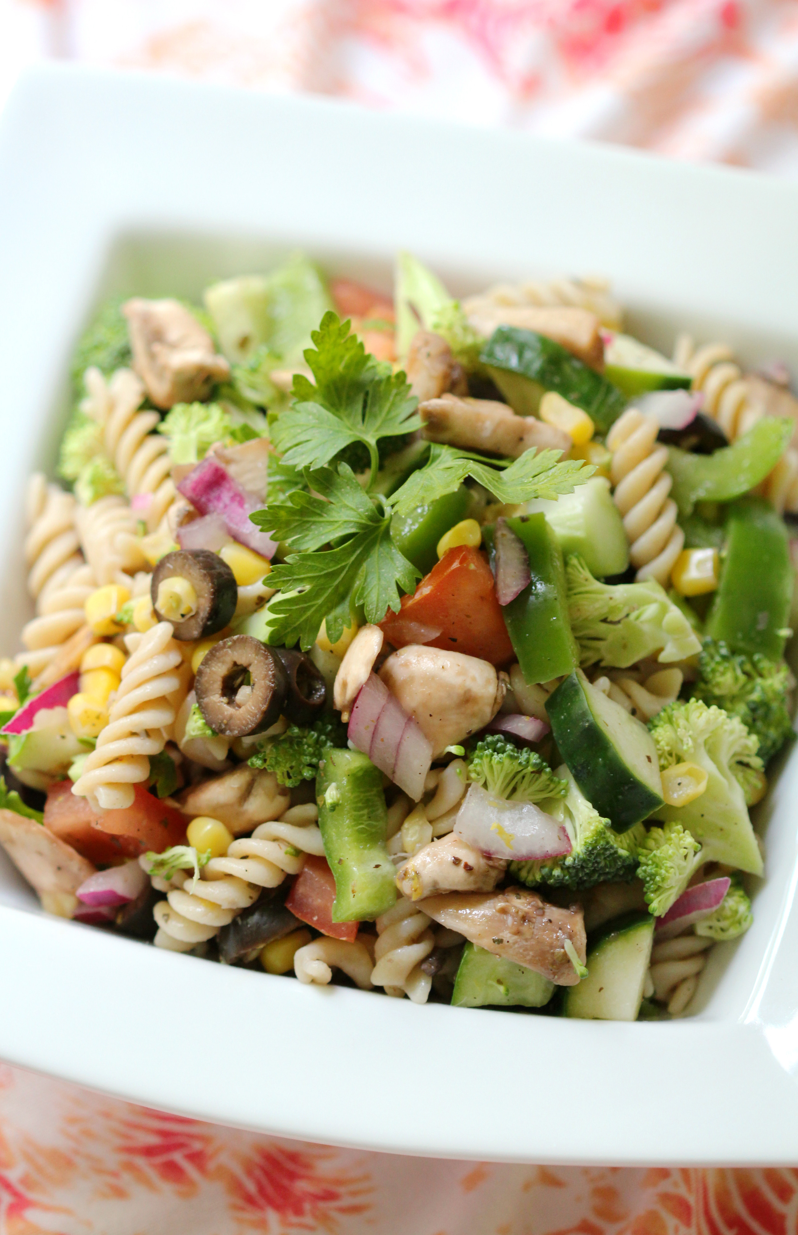 Summer Pasta Salad
 Summer Veggie Pasta Salad