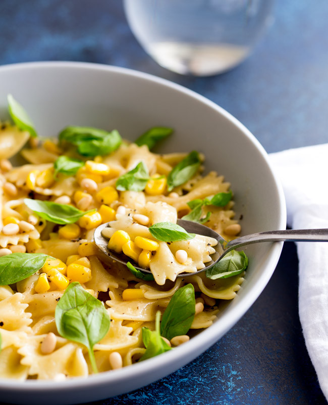 Summer Pasta Sauces
 Summer Pasta with Sweet Corn and Basil Easy Pasta Sauces