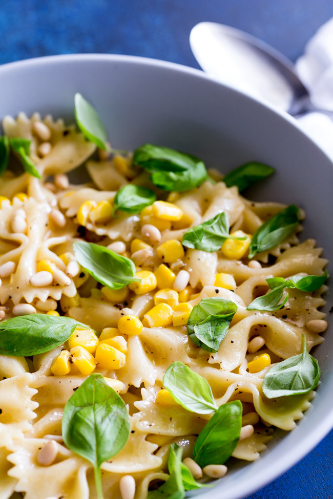 Summer Pasta Sauces
 Summer Pasta with Sweet Corn and Basil Easy Pasta Sauces
