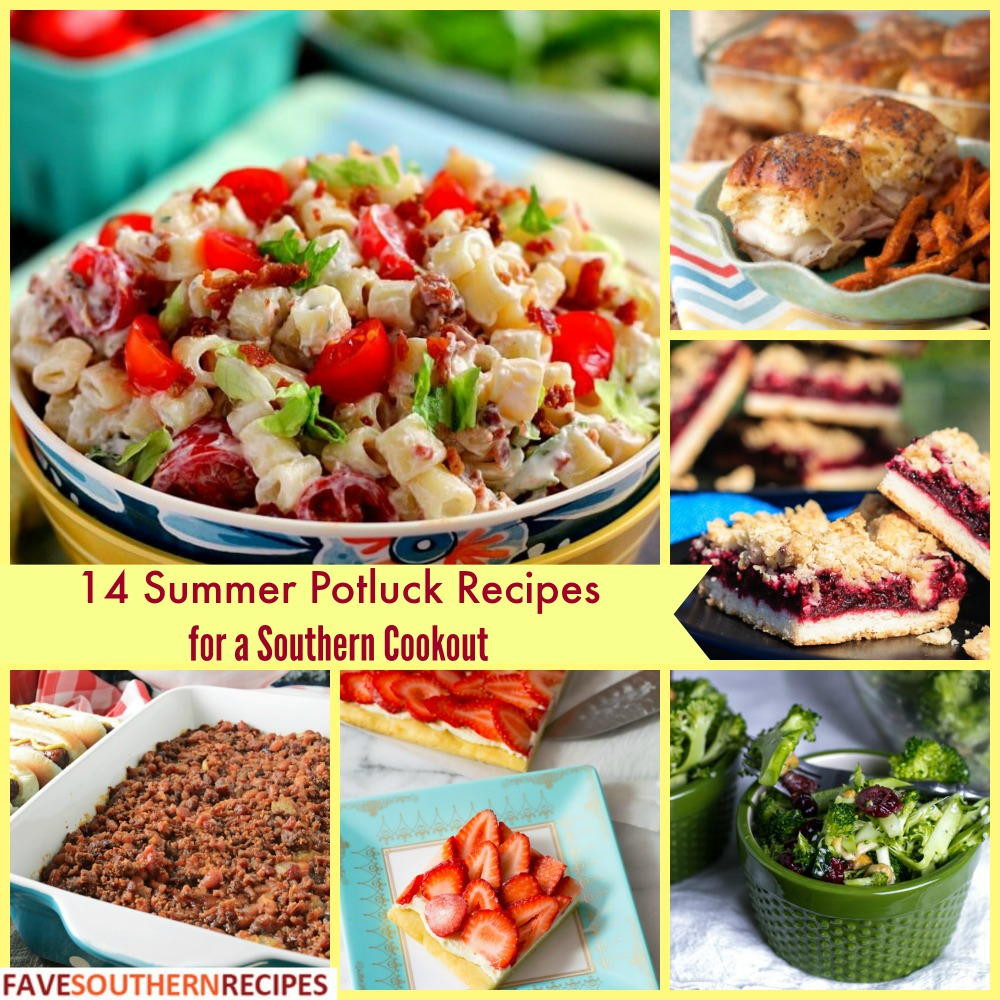 Summer Potluck Desserts
 14 Summer Potluck Recipes for a Southern Cookout