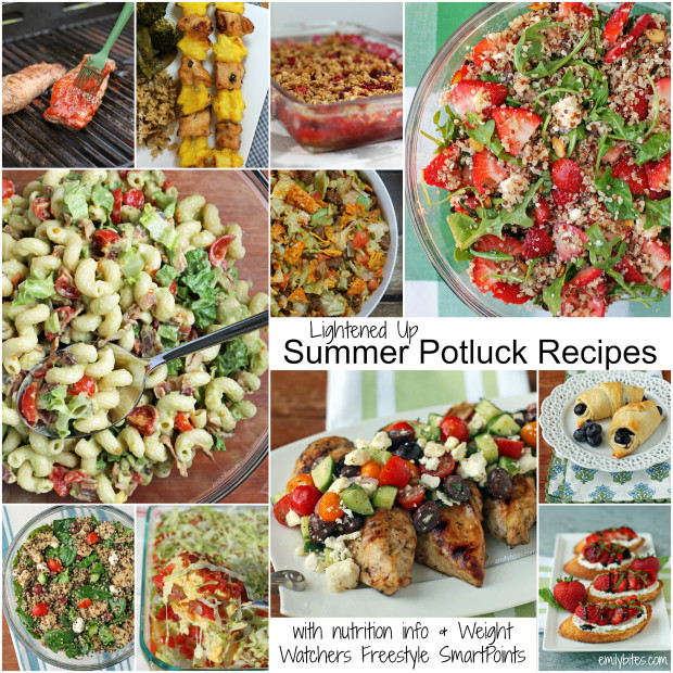 Summer Potluck Main Dishes
 Lightened Up Summer BBQ Potluck Recipe Roundup Emily Bites