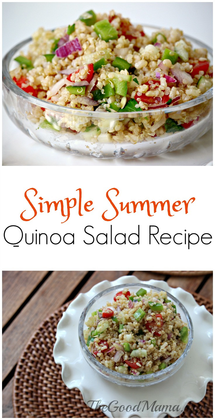 Summer Quinoa Recipes
 Simple Summer Quinoa Salad Recipe The Good Mama