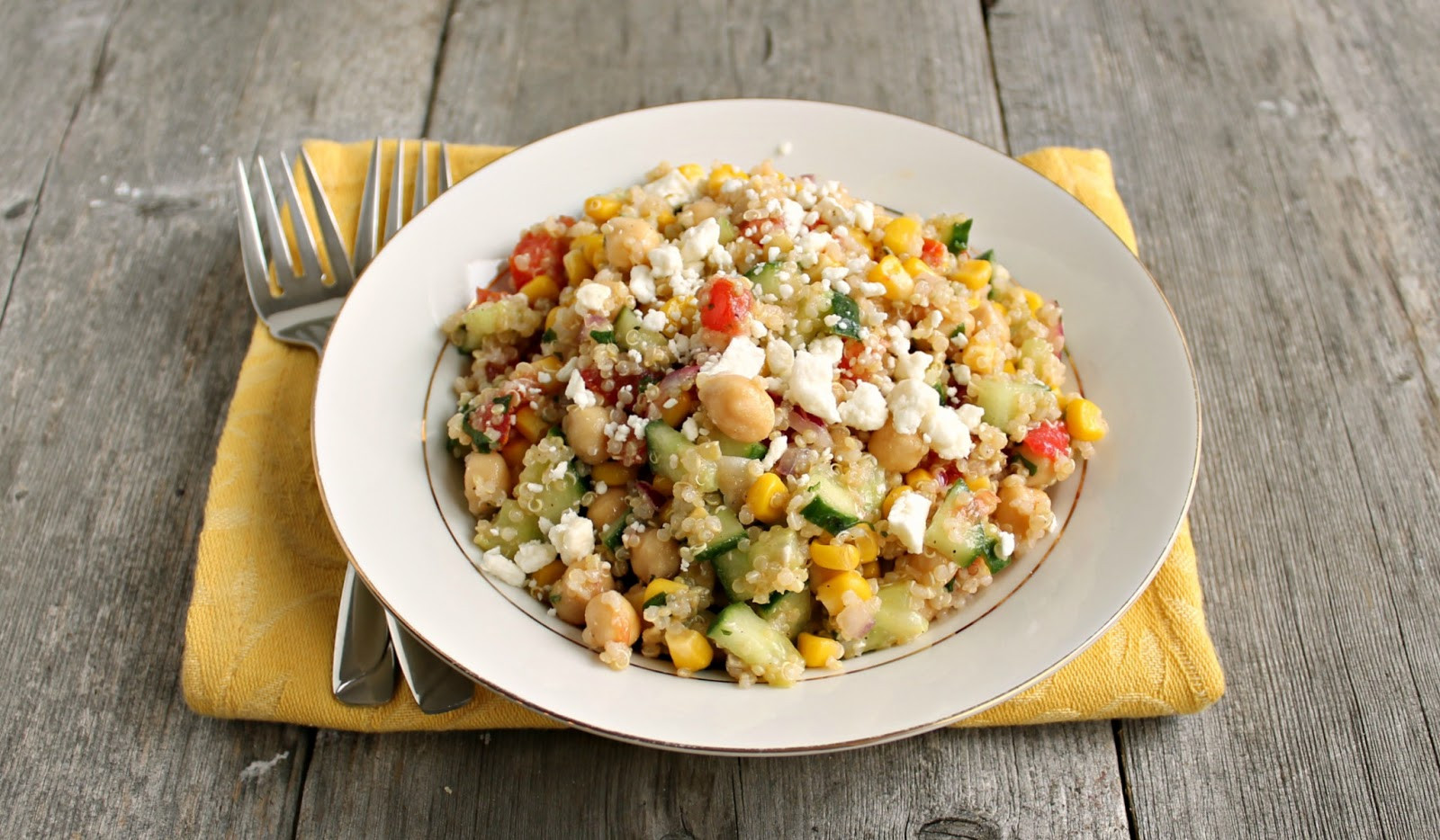 Summer Quinoa Salad
 Hungry Couple Fresh Summer Quinoa Salad