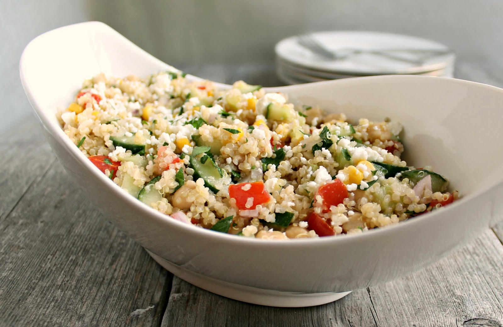 Summer Quinoa Salad
 Hungry Couple Fresh Summer Quinoa Salad