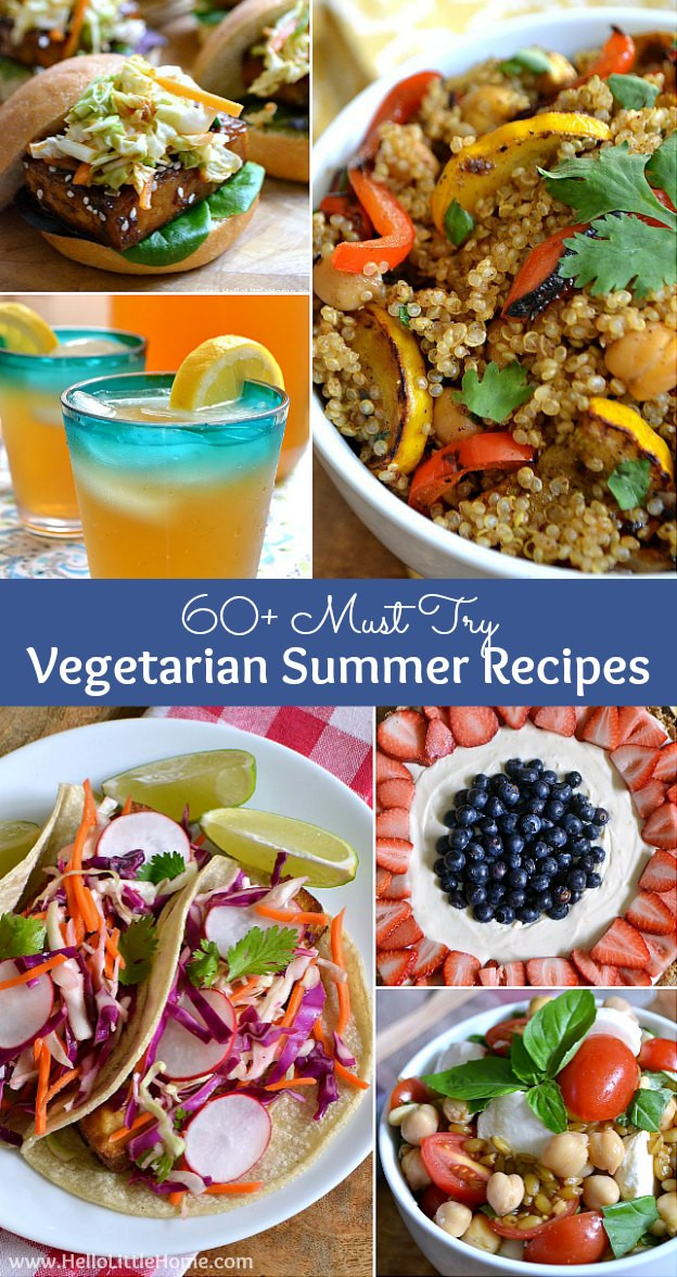Summer Recipes Vegetarian
 60 Ve arian Summer Recipes