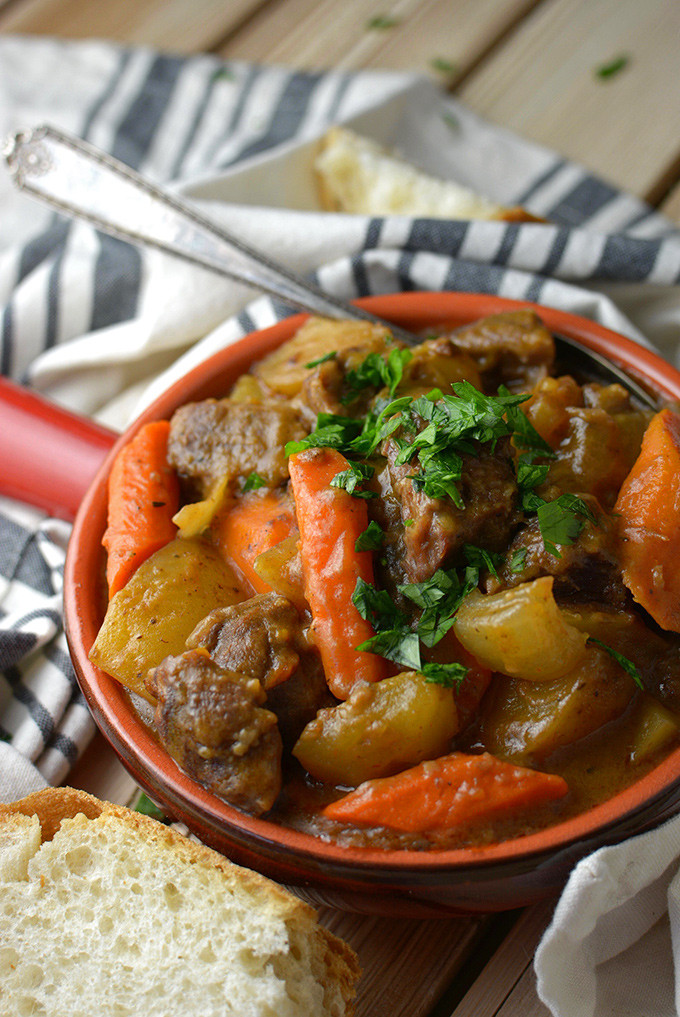 Summer Recipes With Stew Meat
 Slow Cooker Beef and Ve able Stew Simple Seasonal