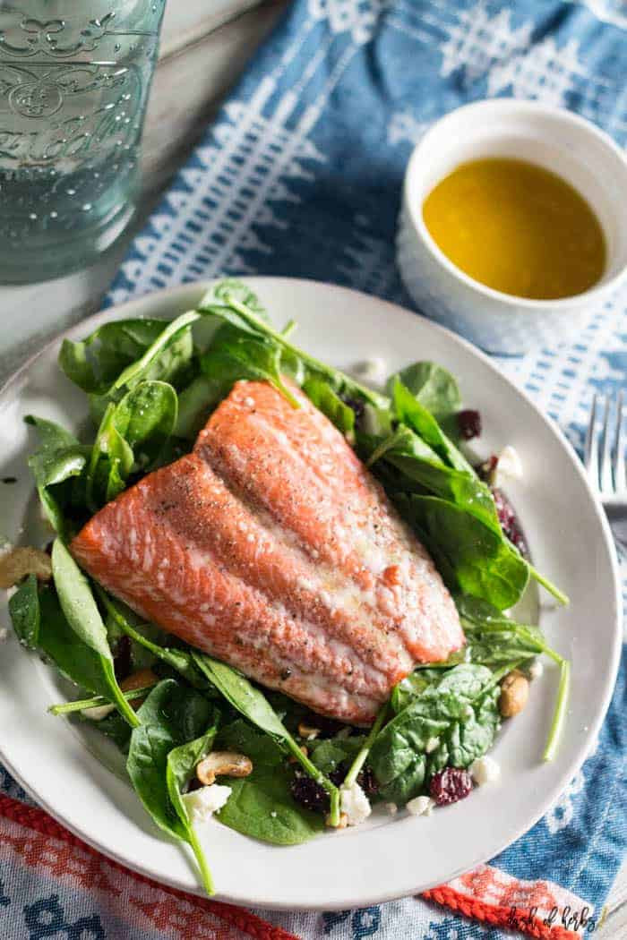 Summer Salmon Salad
 Simple Salmon Summer Salad Dash of Herbs