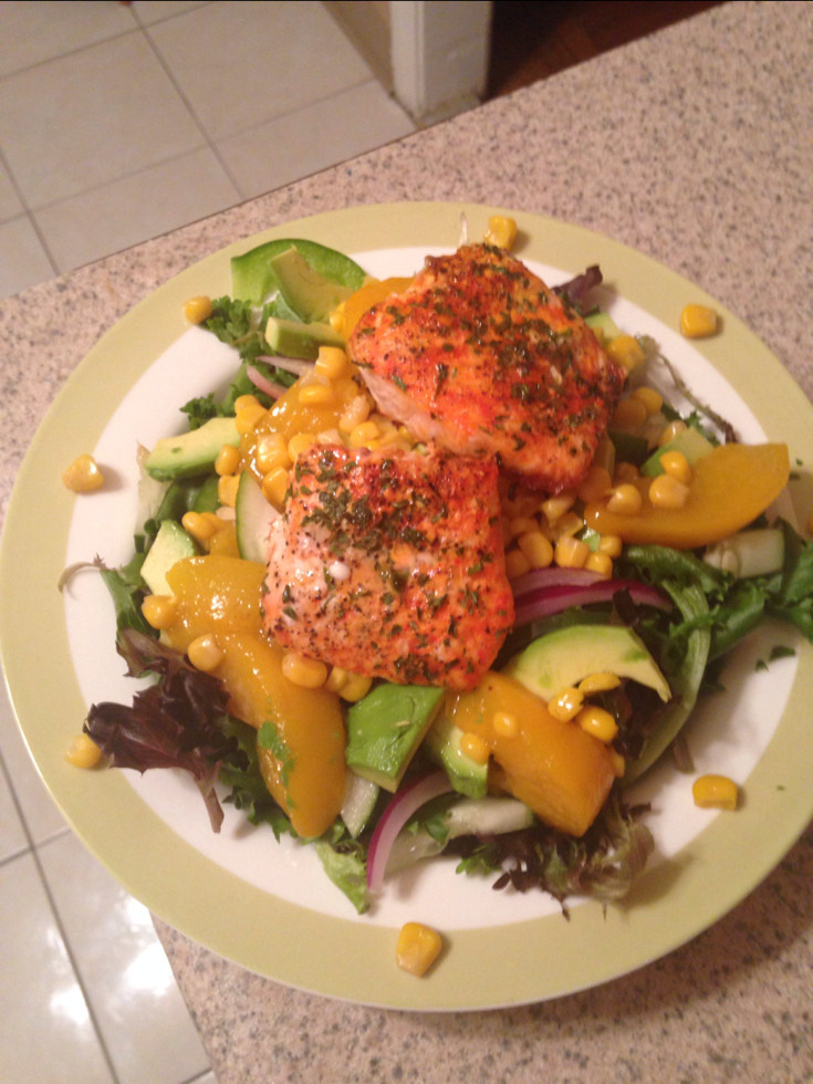 Summer Salmon Salad
 End of Summer Salmon Salad