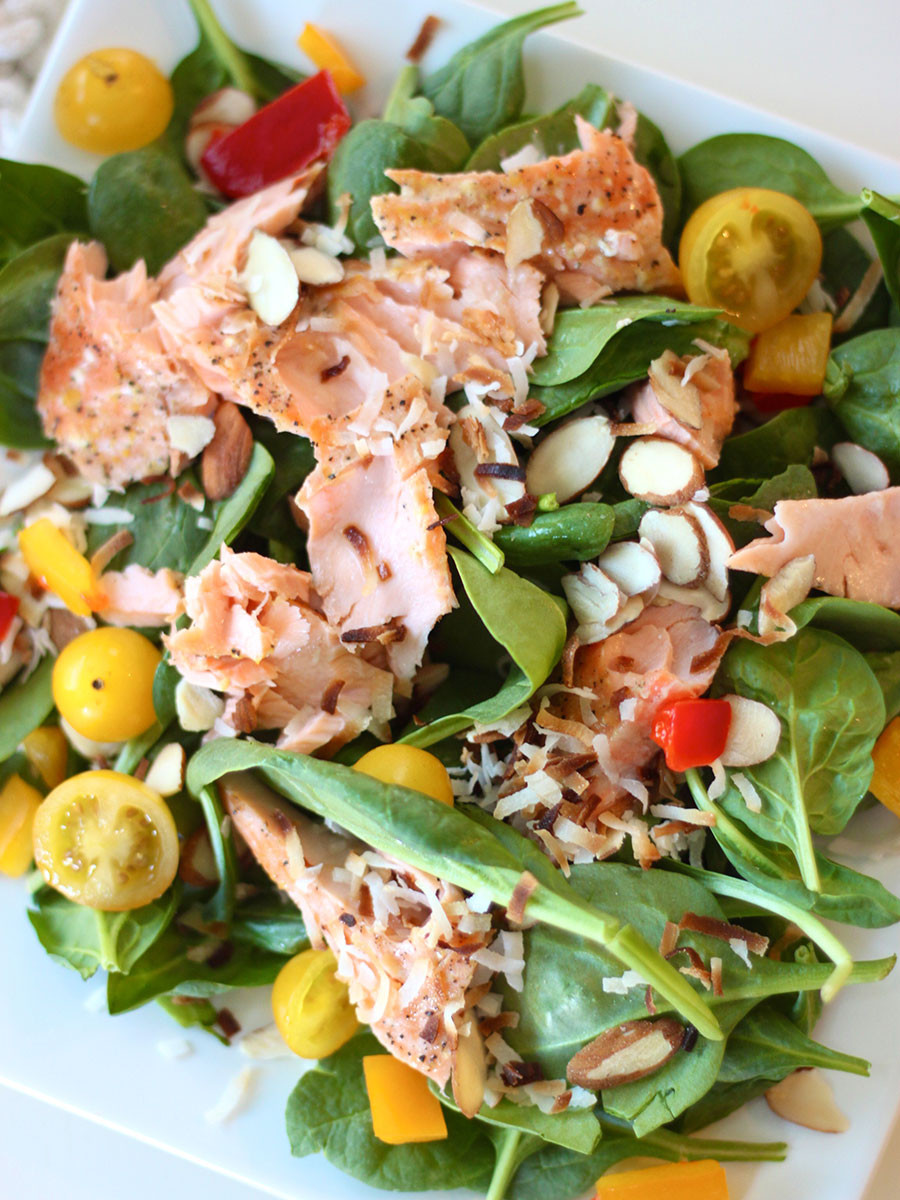 Summer Salmon Salad
 Mr & Mrs B s Cheeky Summer Salmon Salad Mr & Mrs B s Hot