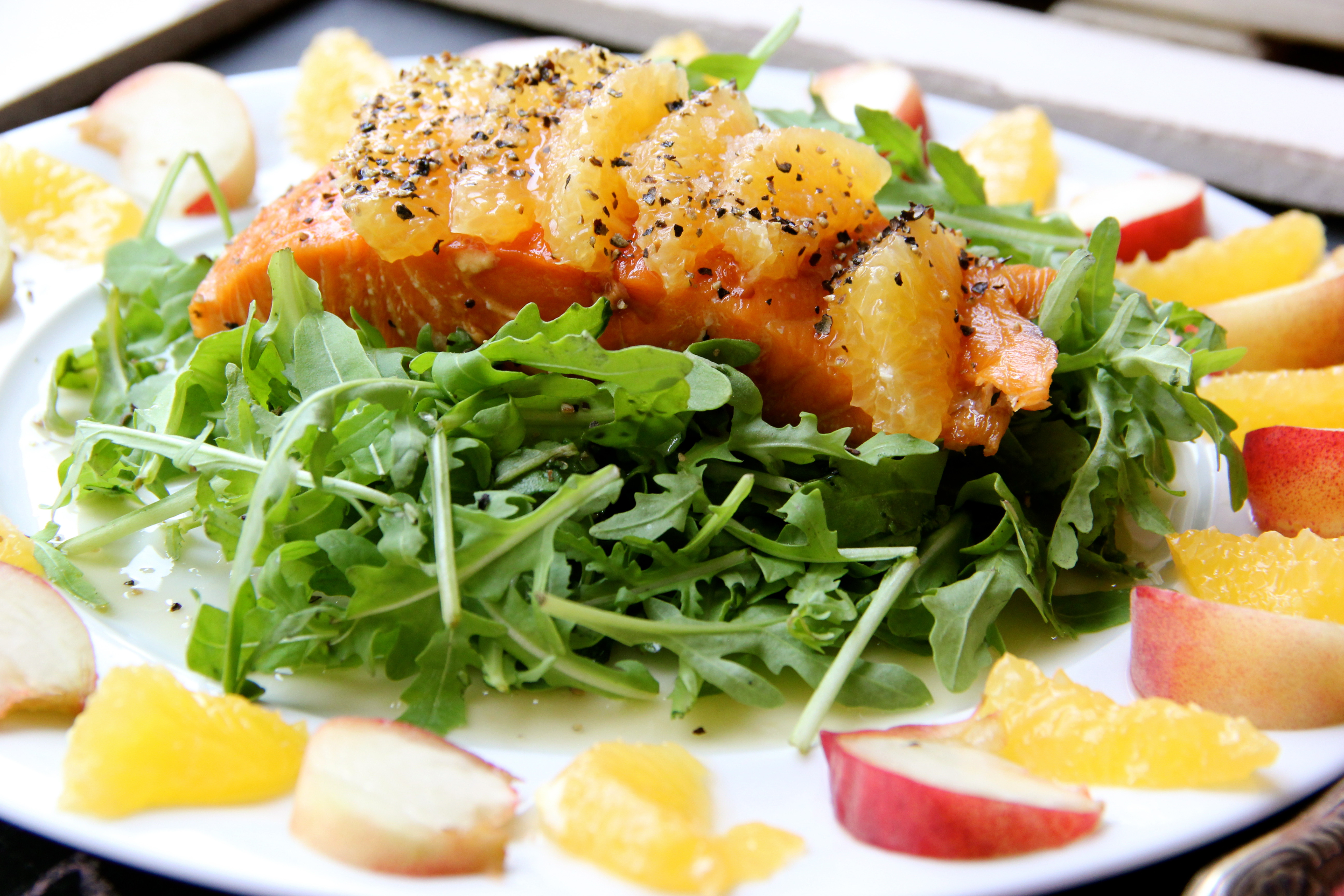 Summer Salmon Salad
 Fruity summer salmon salad Paula s Kitchen Table