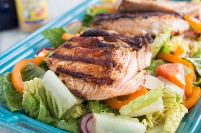 Summer Salmon Salad
 Garlic Gold – Organic Garlic Summer Salmon Salad Garlic