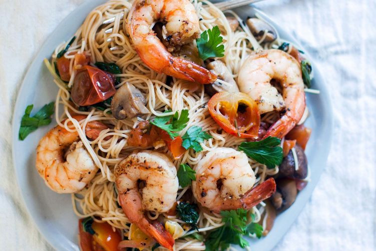 Summer Shrimp Pasta
 Spicy Summer Shrimp Pasta Recipe on Food52