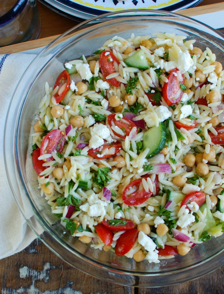 Summer Side Dishes For A Crowd
 Summer Orzo Pasta Salad Recipe A Cedar Spoon