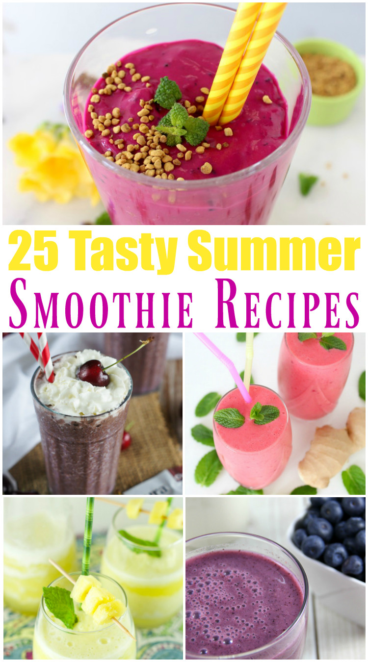 Summer Smoothies Recipes
 25 Tasty Summer Smoothie Recipes Outnumbered 3 to 1