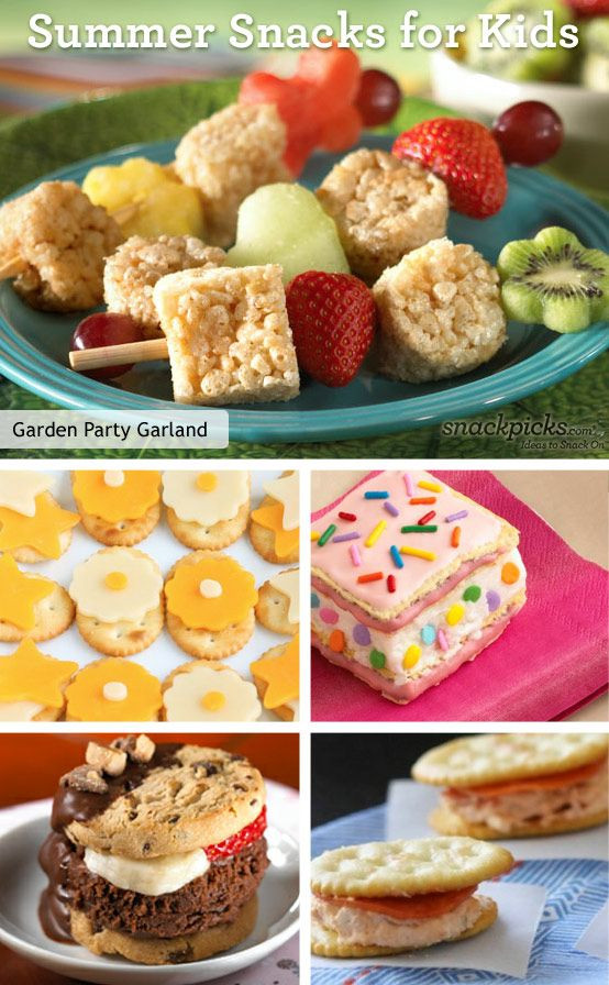 Summer Snacks Recipes
 30 best images about Summer kid food fun on Pinterest