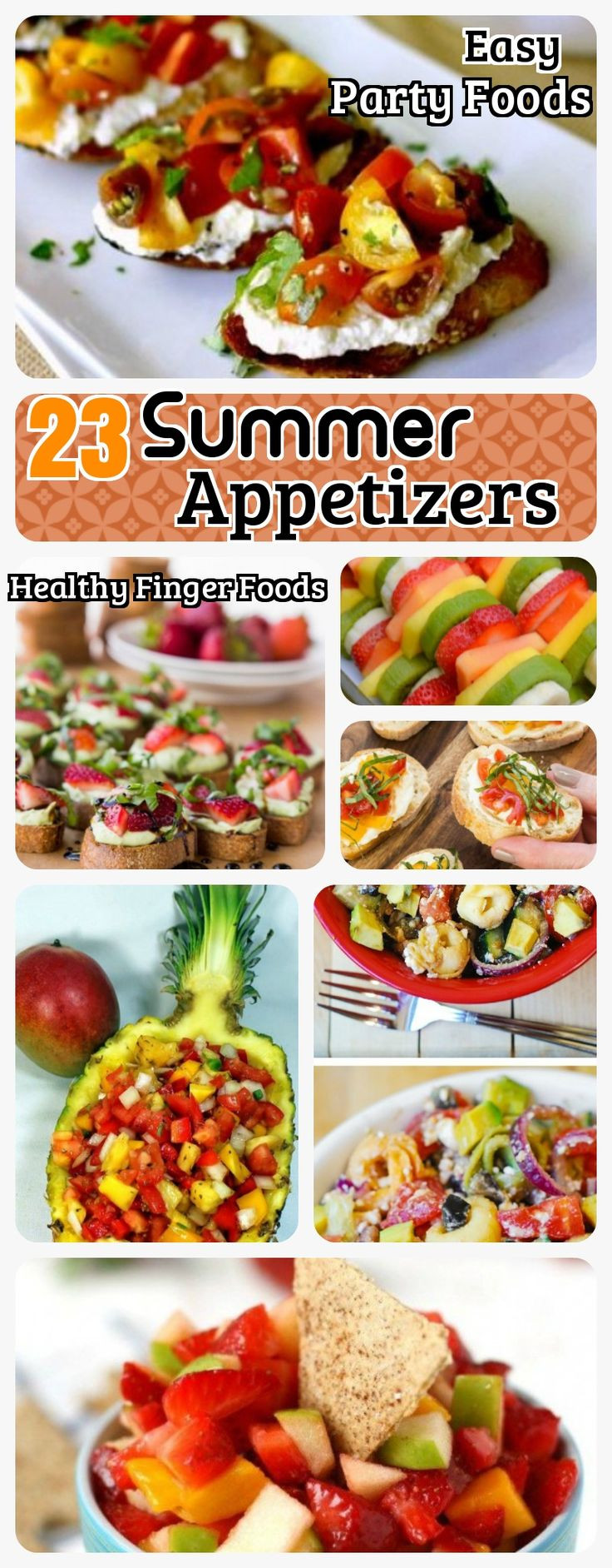 Summer Snacks Recipes
 Best 25 Easy summer appetizers ideas on Pinterest