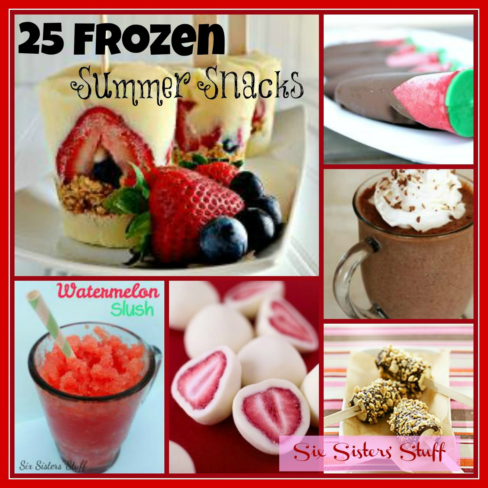 Summer Snacks Recipes
 25 Frozen Summer Snacks