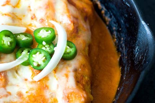 Summer Squash Enchiladas
 Summer squash enchiladas