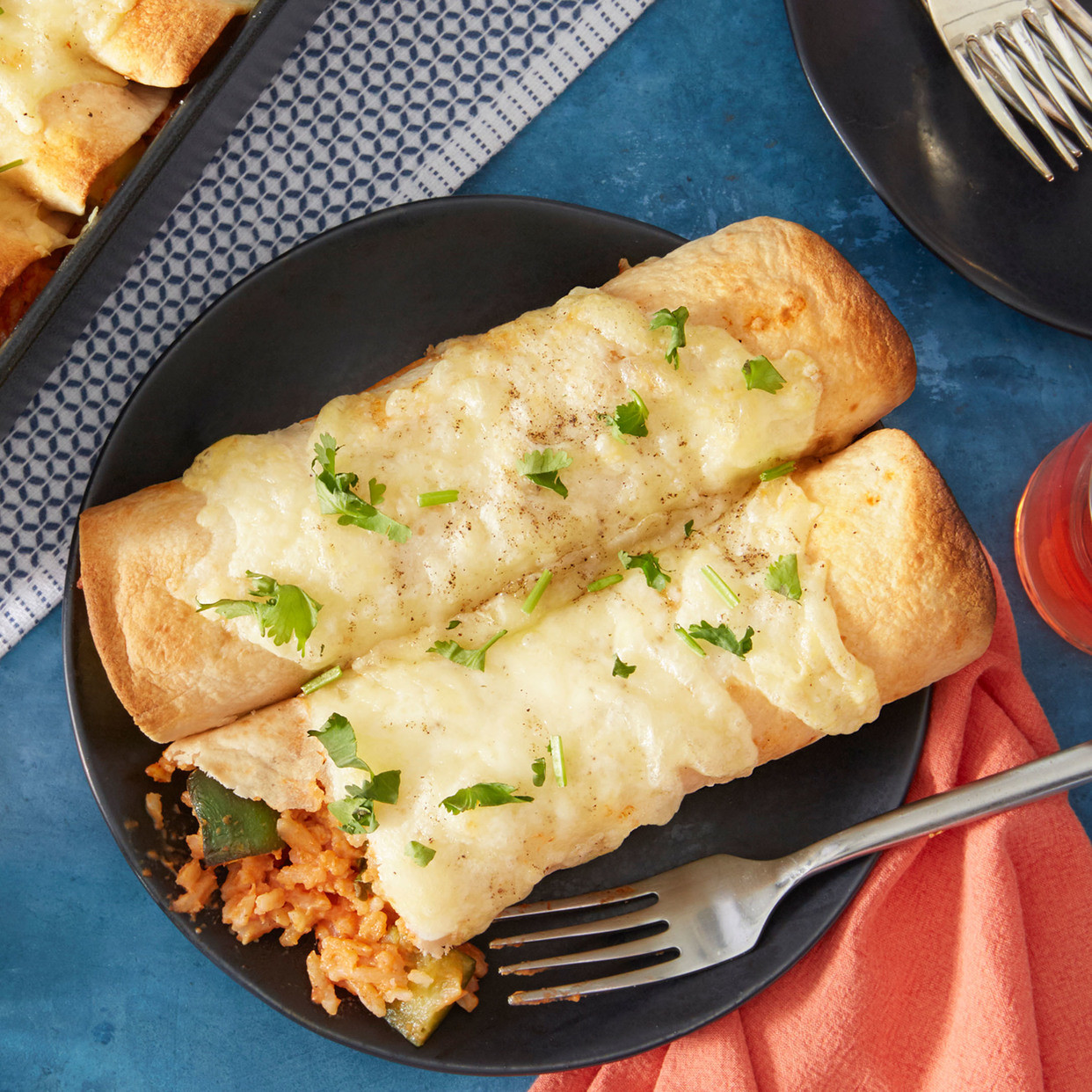 Summer Squash Enchiladas
 Recipe Summer Squash Enchiladas with Creamy Lime Tomato