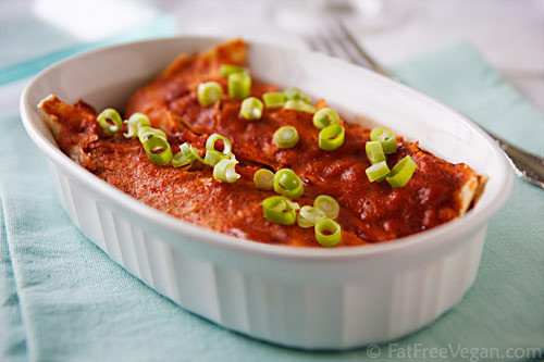 Summer Squash Enchiladas
 Black Bean and Summer Squash Enchiladas