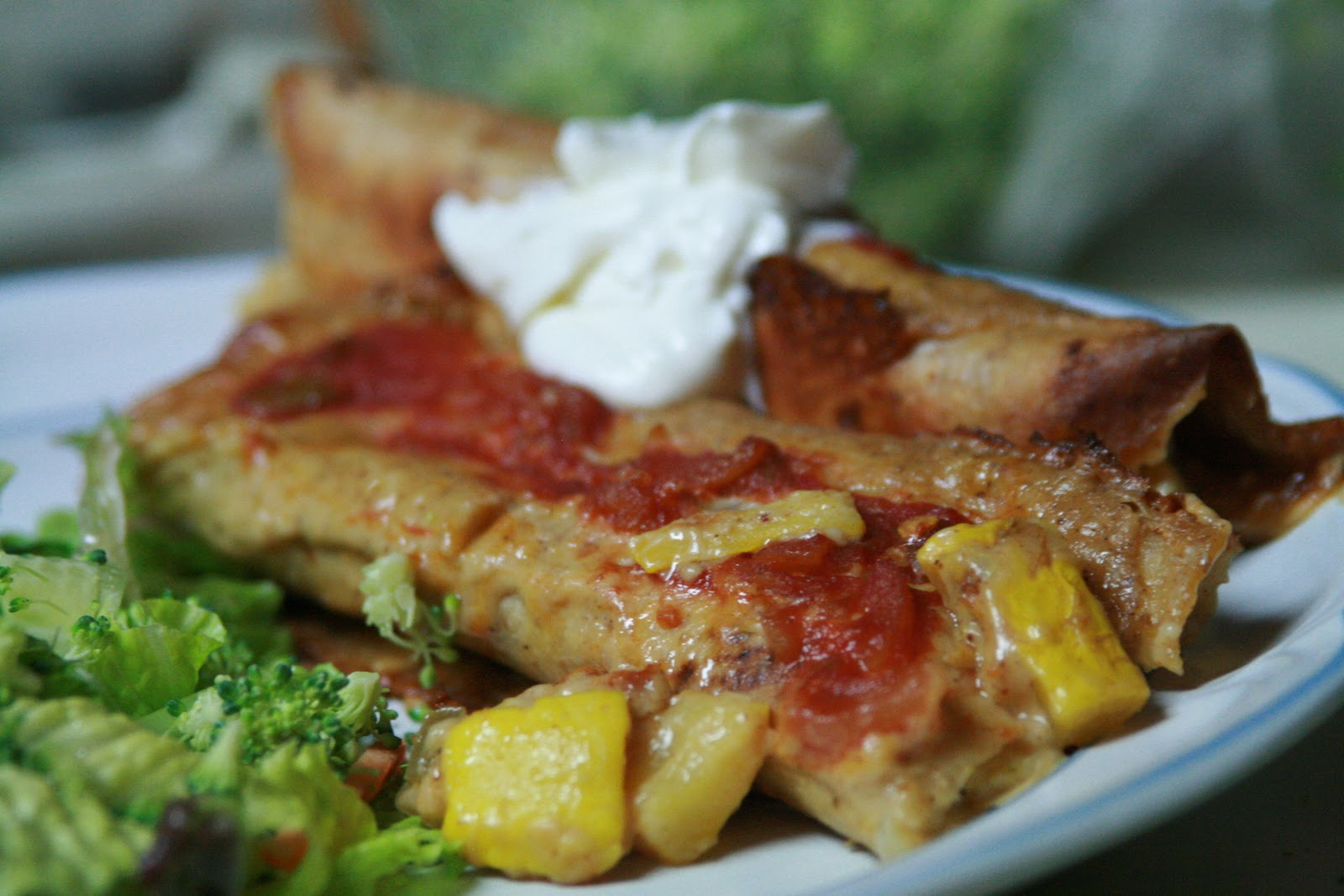 Summer Squash Enchiladas
 Kitchen Joys Summer Squash Enchiladas