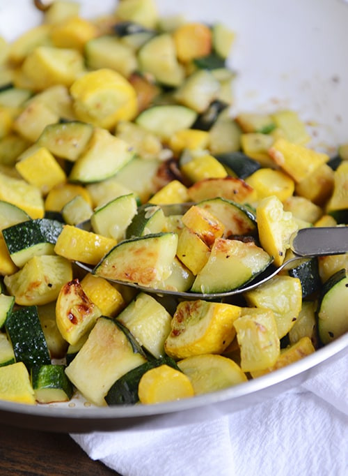 Summer Squash Recipe
 Skillet Zucchini and Yellow Squash