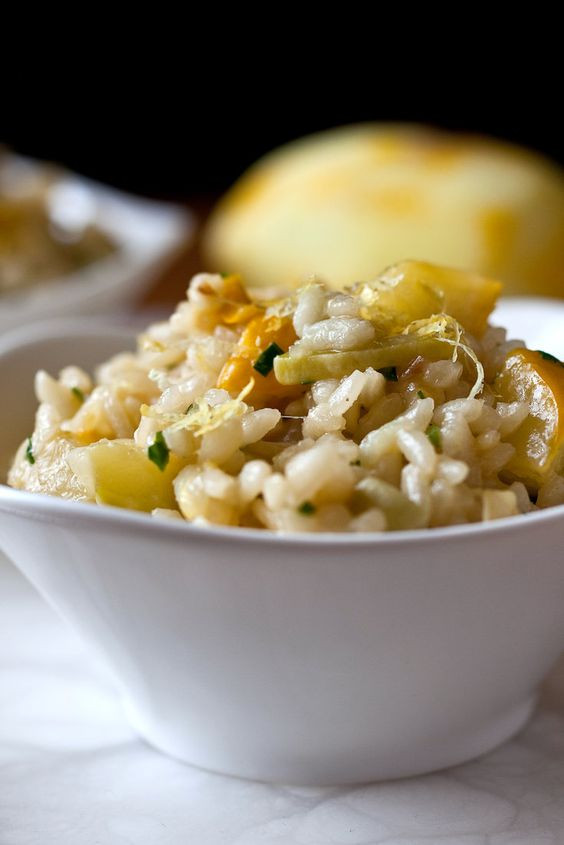 Summer Squash Risotto
 13 Light Healthy Summer Risottos to Consider Making