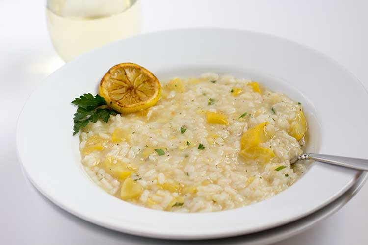 Summer Squash Risotto
 Pressure Cooker Lemon Risotto with Summer Squash