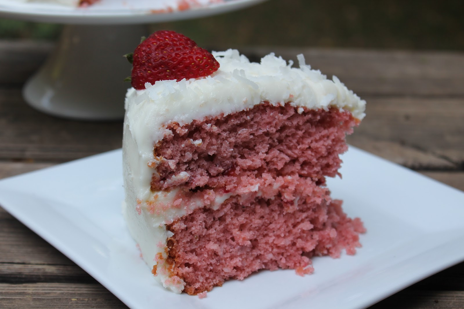 Summer Strawberry Cake
 Summer Strawberry Coconut Cake Carolina Charm