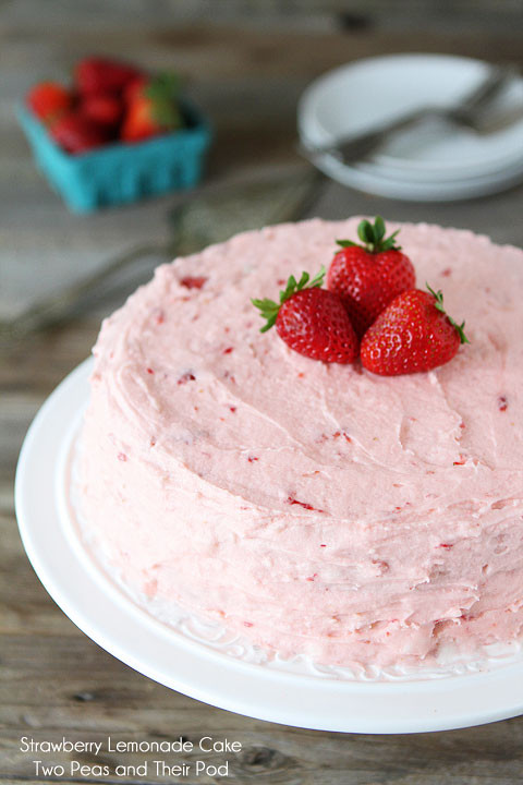 Summer Strawberry Cake
 Strawberry Lemonade Cake Recipe