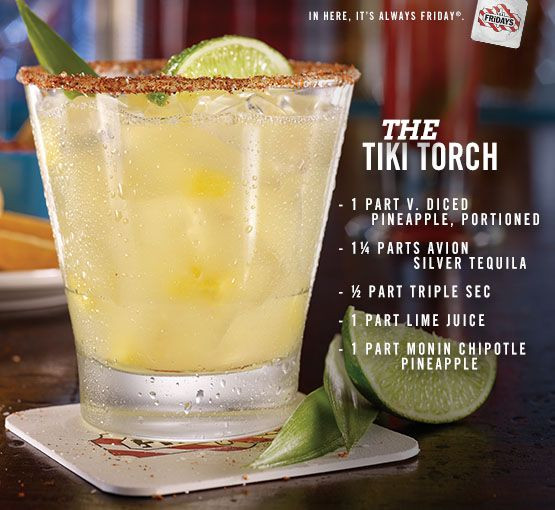 Summer Tequila Drinks
 The Tiki Torch summer cocktail recipe Mix Avión Silver