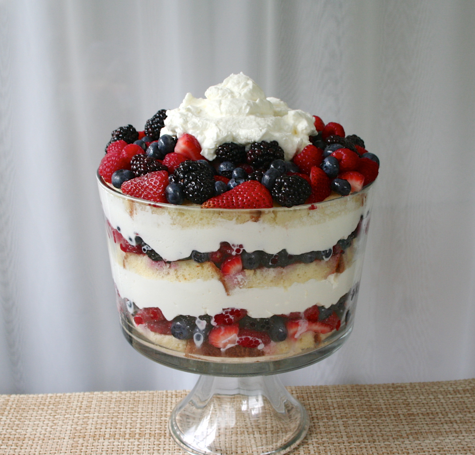 Summer Trifle Desserts
 Summer Berry Trifle Pots and Pans