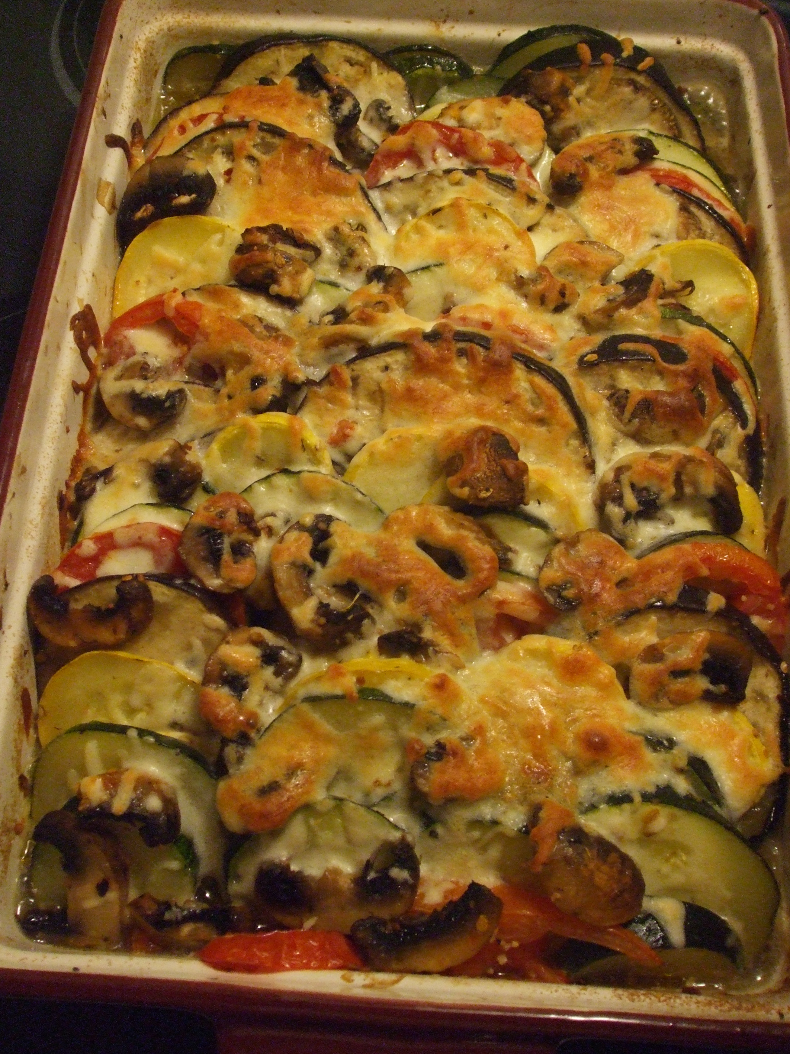 Summer Vegetable Casserole
 Summer Ve able Bake Mamal Diane